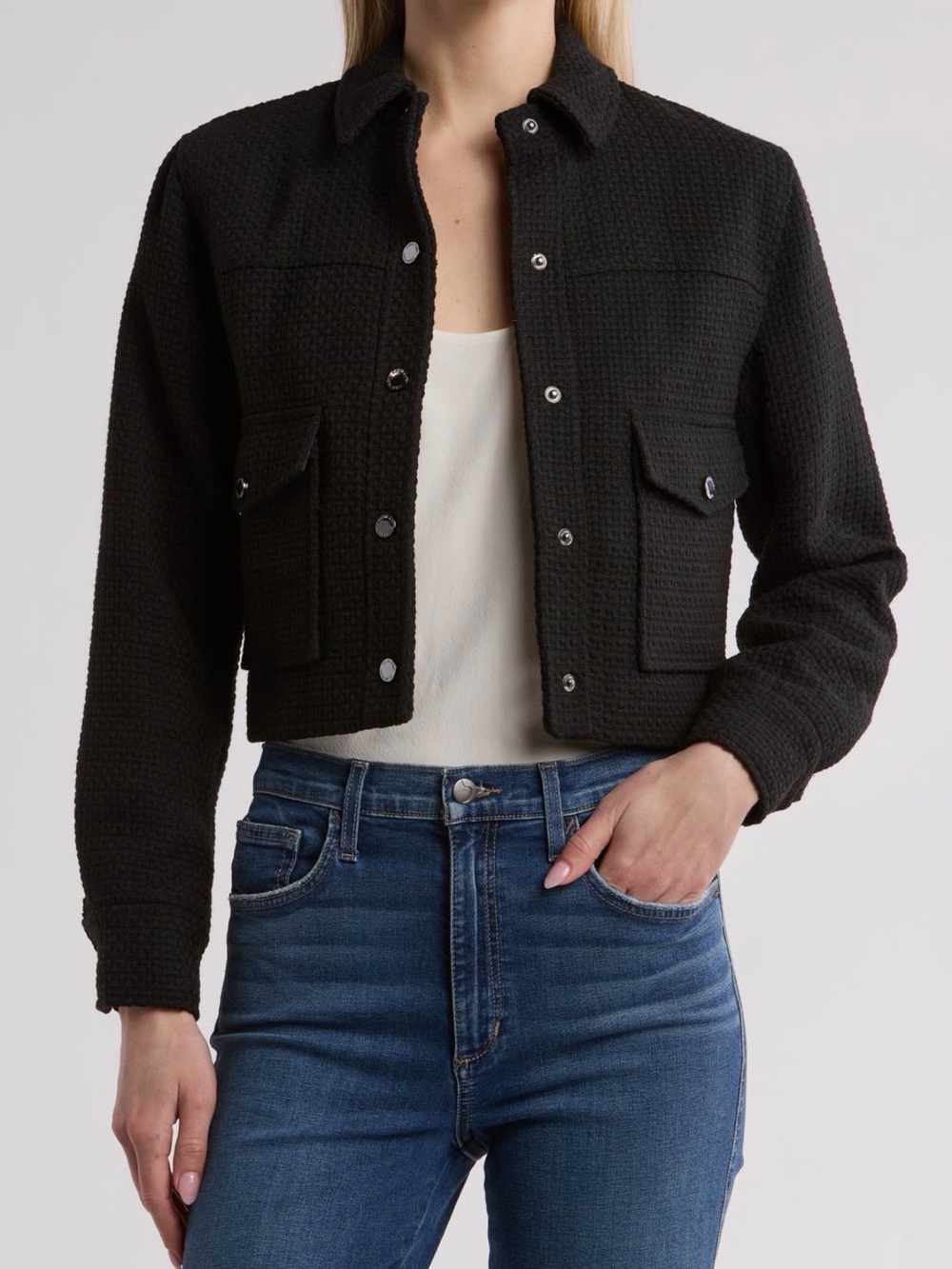 Calvin Klein - Button-down Bomber Jacket